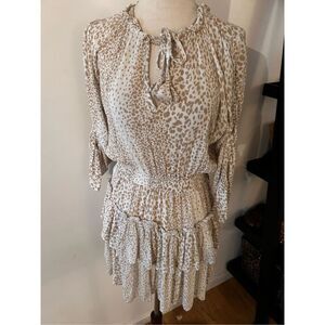 Forever 21 animal print floral dress size s country girl outfit